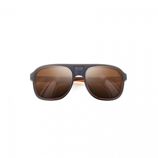 Lunettes de soleil MOKEN Walter Camel Marron